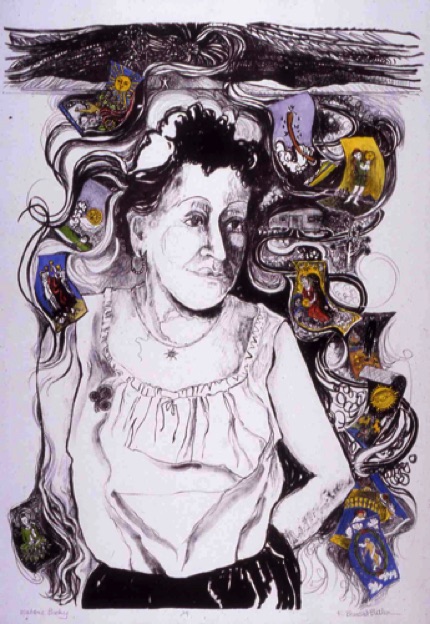 Madam Lucky
30" x 22" - Hand-colored Madam Lucky
30" x 22" - Hand-colored